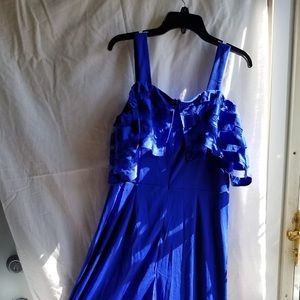 Never worn Royal blue romper.